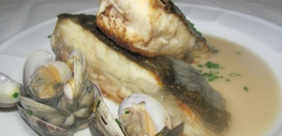 Rodaballo en salsa