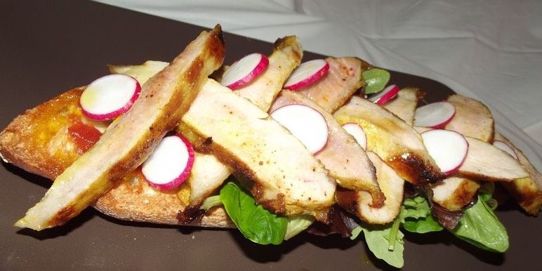 Tosta de secreto iberico